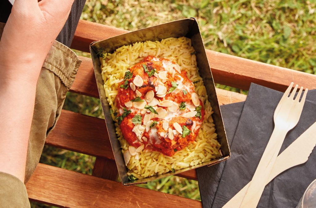 Veggie curry developed to satisfy the growing market for vegetarian and vegan food-to-go - Flexeserve Zone® hot-holding
