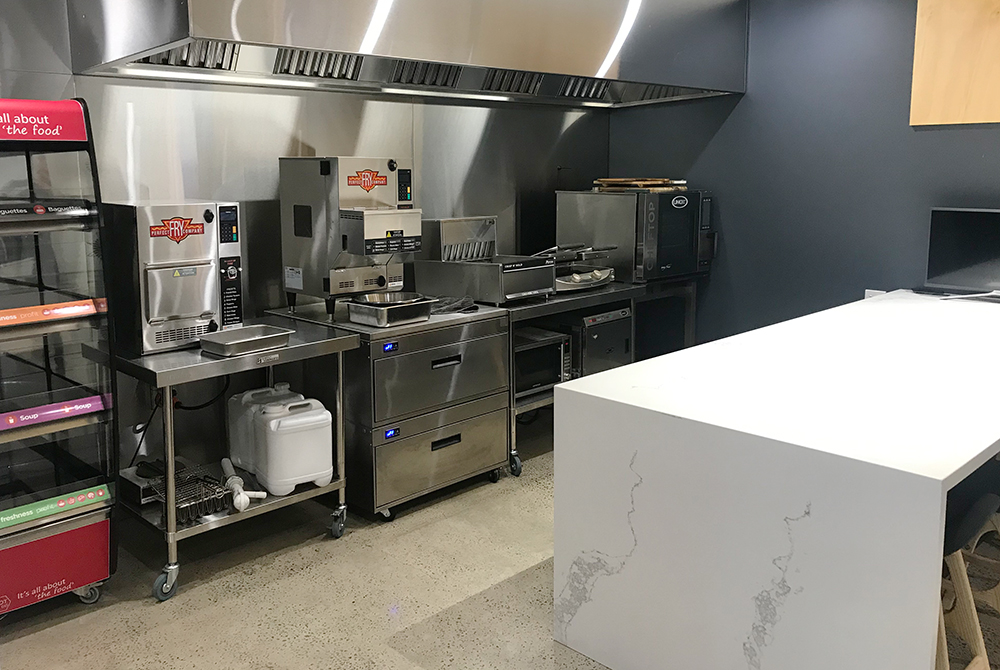 The Development Kitchen at Meris Food Equipment, Flexeserve Zone® distributor