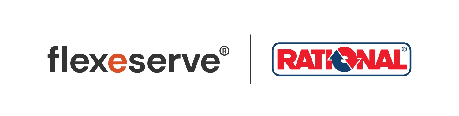 Flexeserve and RATIONAL logos