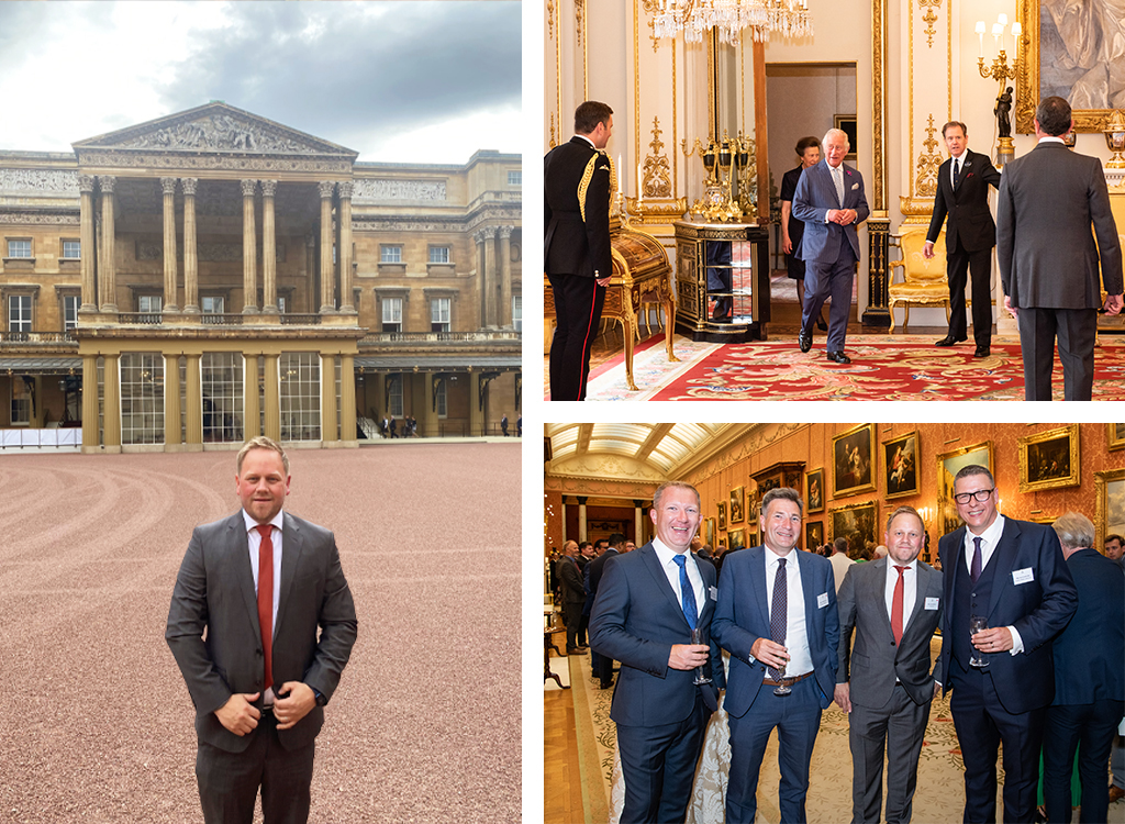 A reception at Buckingham Palace marked winning the Queen's Award for Innovation - a key achievement in the Flexeserve 2022 review