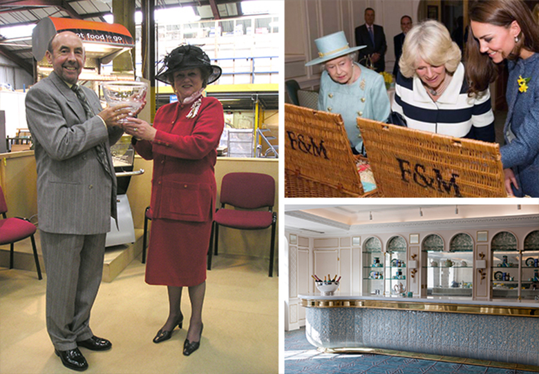 Alan Nuttall being presented with the Queen's Award in 2005 for their innovative hot-holding technology