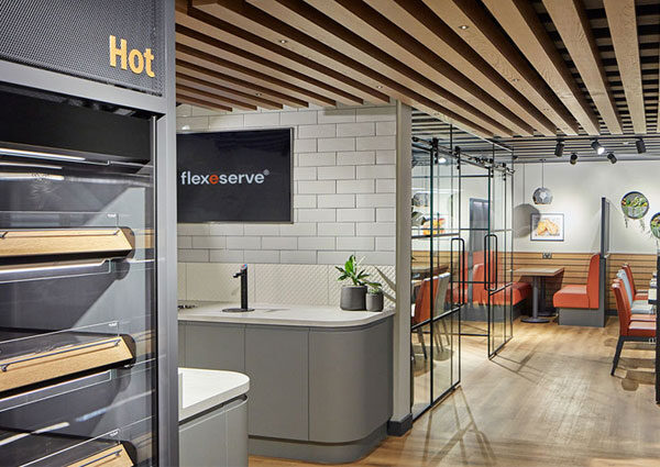 Flexeserve Hive - dedicated area where Partners meet, eat and innovate together