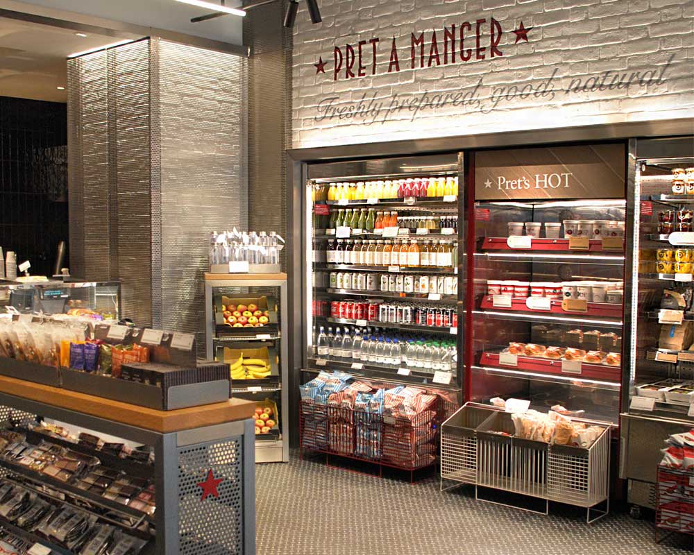 Flexeserve Zone hot-holding unit in Pret A Manger 