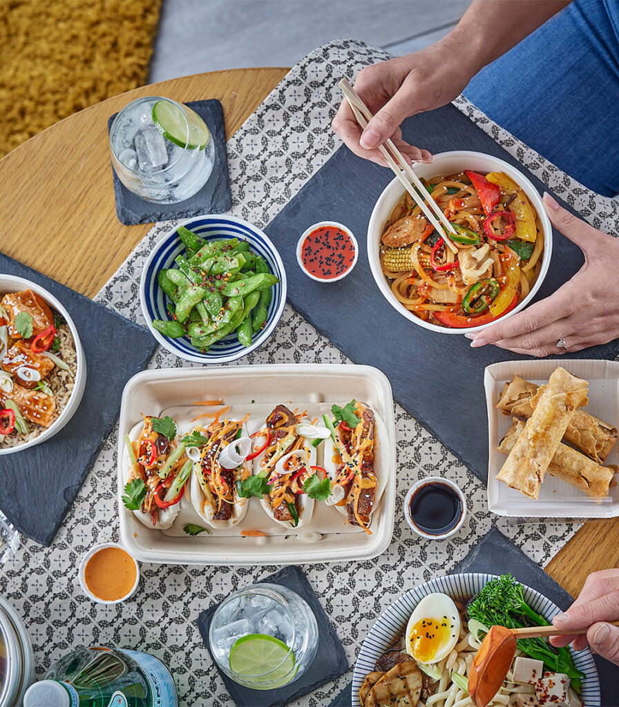 Bao buns and spring rolls made possible with Flexeserve's true hot-holding