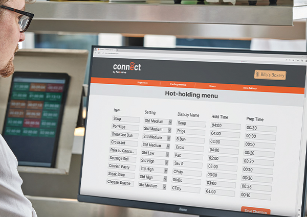 Connect by Flexeserve, the world's first cloud-based support for hot-holding, launched in 2023