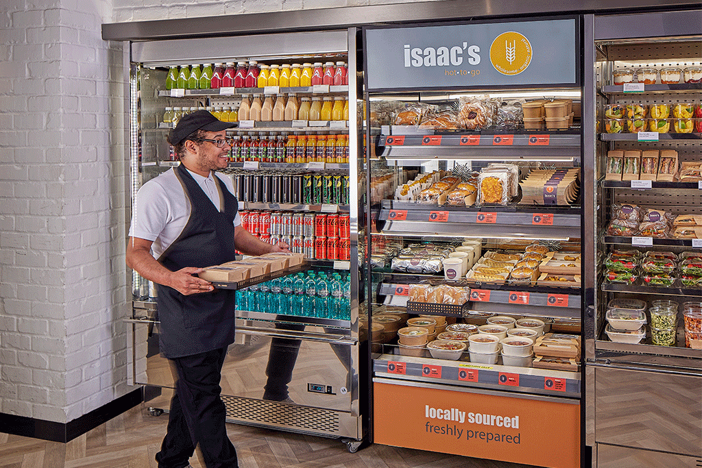 Gif of Flexeserve's industry leading hot-holding solutions for floor standing and countertop use