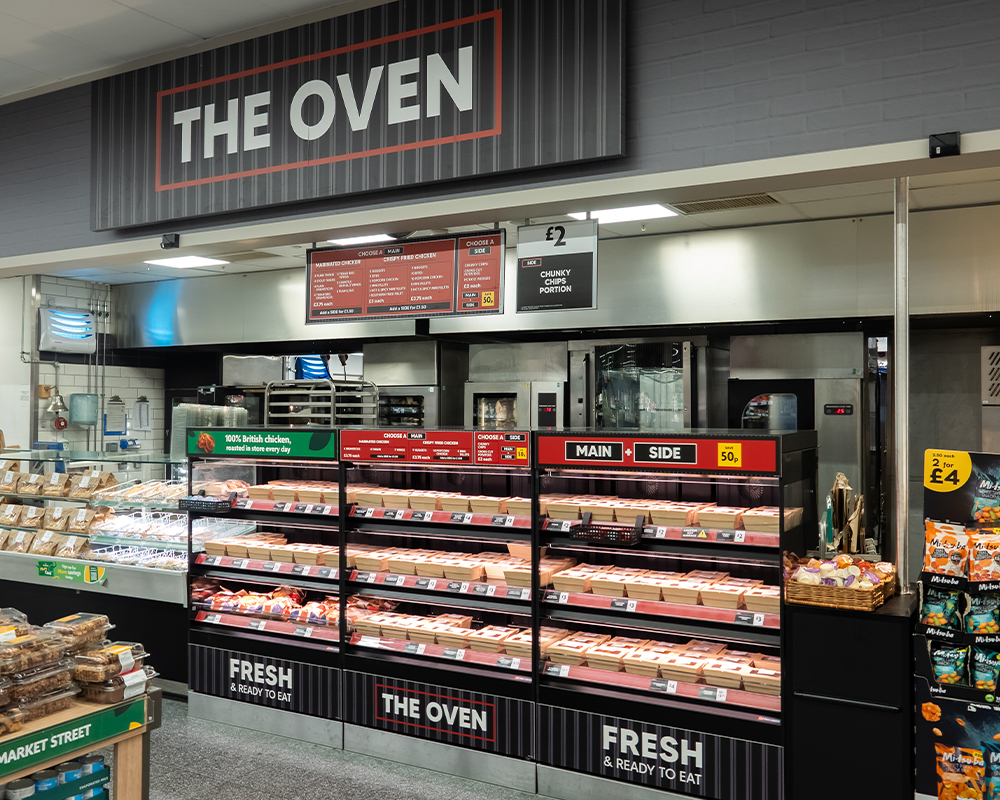 Morrisons food-to-go area