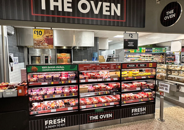 Morrisons' food-to-go station with Flexeserve