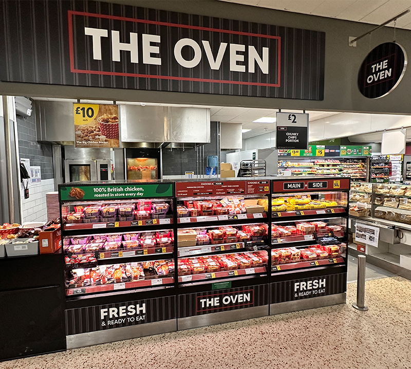Morrisons' food-to-go station with Flexeserve