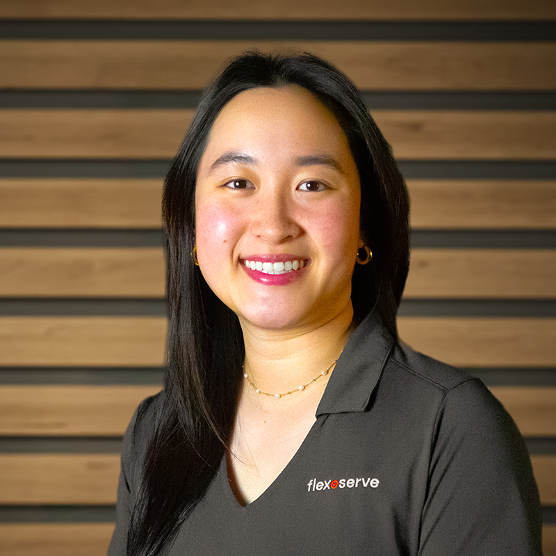 Rachel Chin, Coordinadora de Ventas de Flexeserve