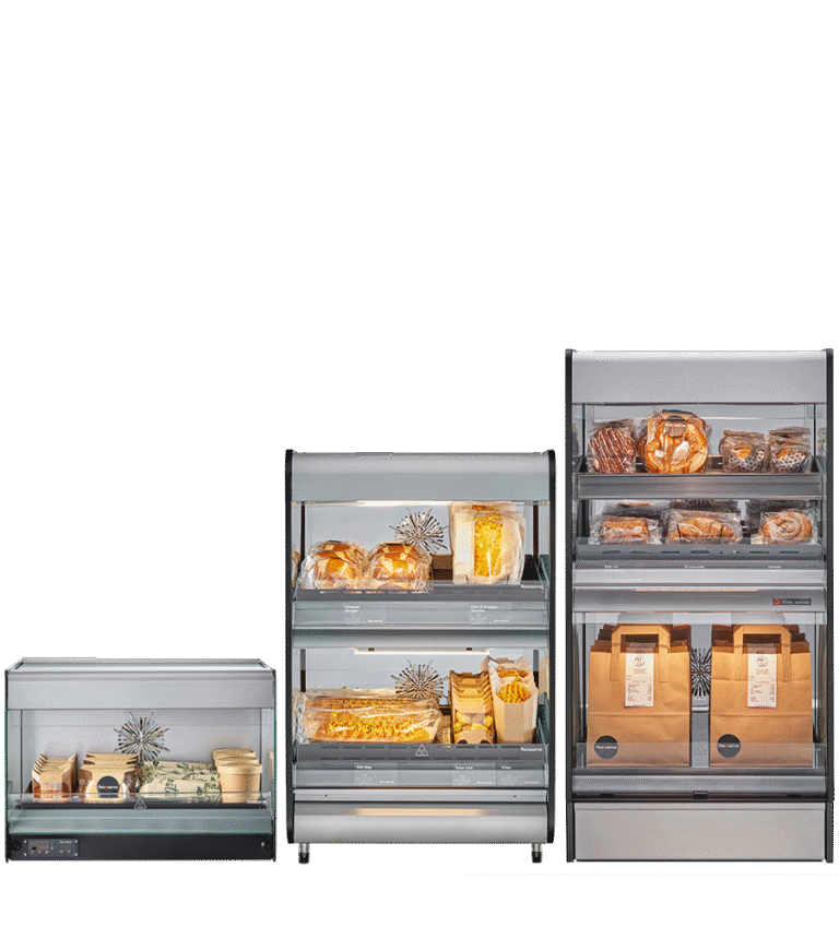 Flexeserve Zone Lite, Flexeserve Zone 2 Tier Countertop, Flexeserve Zone 2 Tier Xtra - compact and versatile hot-holding to boost sales and profits anywhere in-store