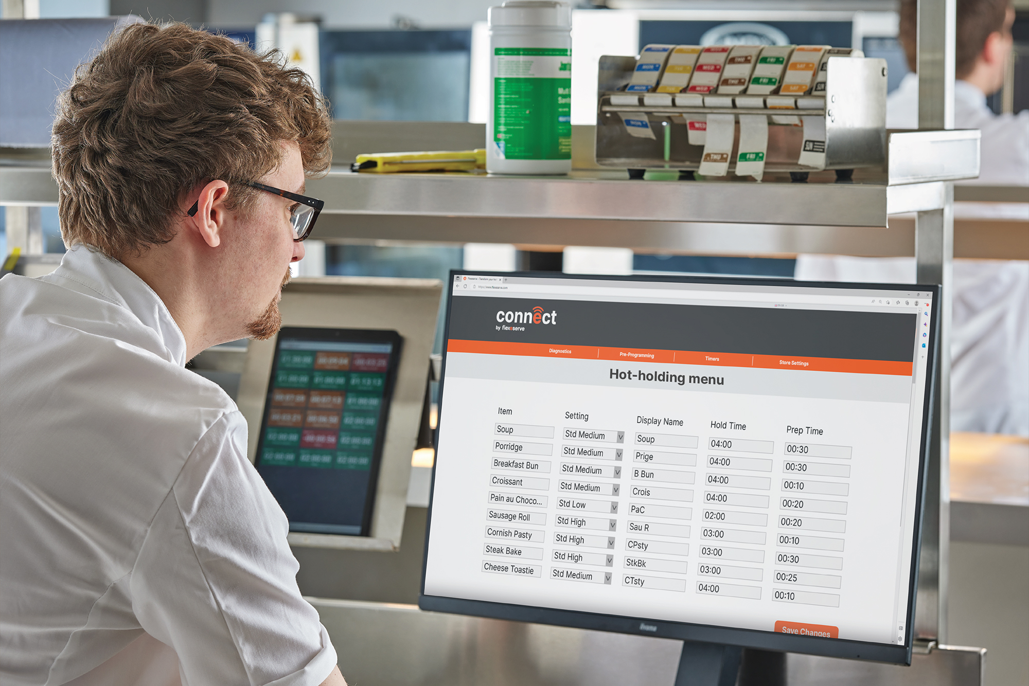 Get real-time data insights for your hot-holding programme with Connect